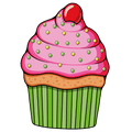 Strandlaken Cupcake