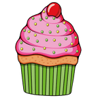 Strandlaken Cupcake