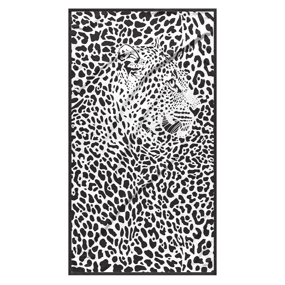Strandlaken The Leopard 100x180 cm