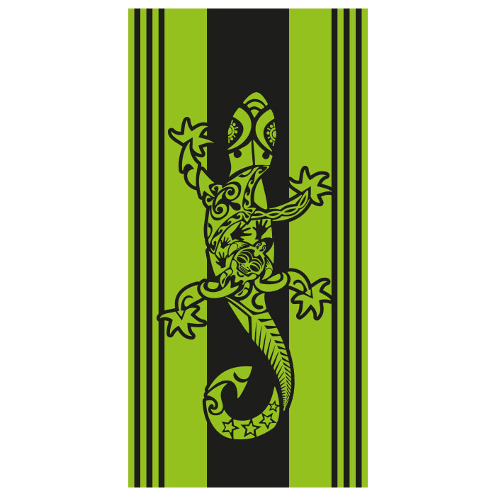 408835 Strandlaken luxe jacquard Gecko Luna