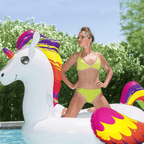 Supersized unicorn ride-on 224 cm