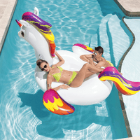 Supersized unicorn ride-on 224 cm