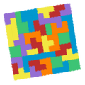 Foam mat tetris