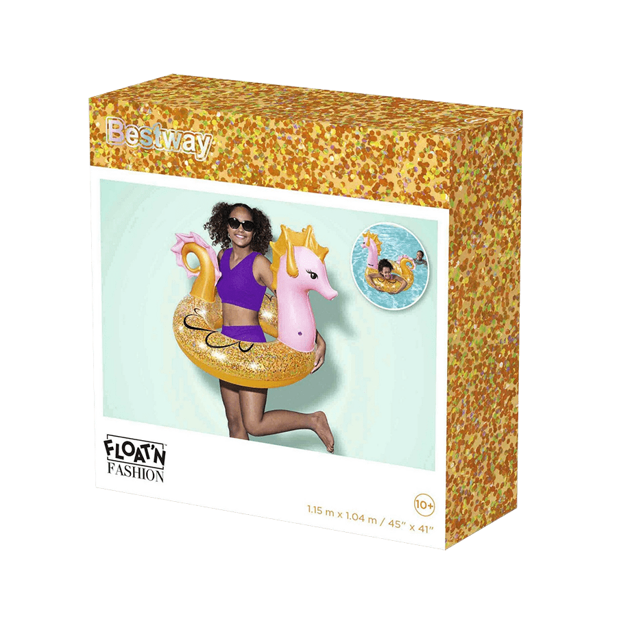Zwemband zeepaard glitter 115 cm