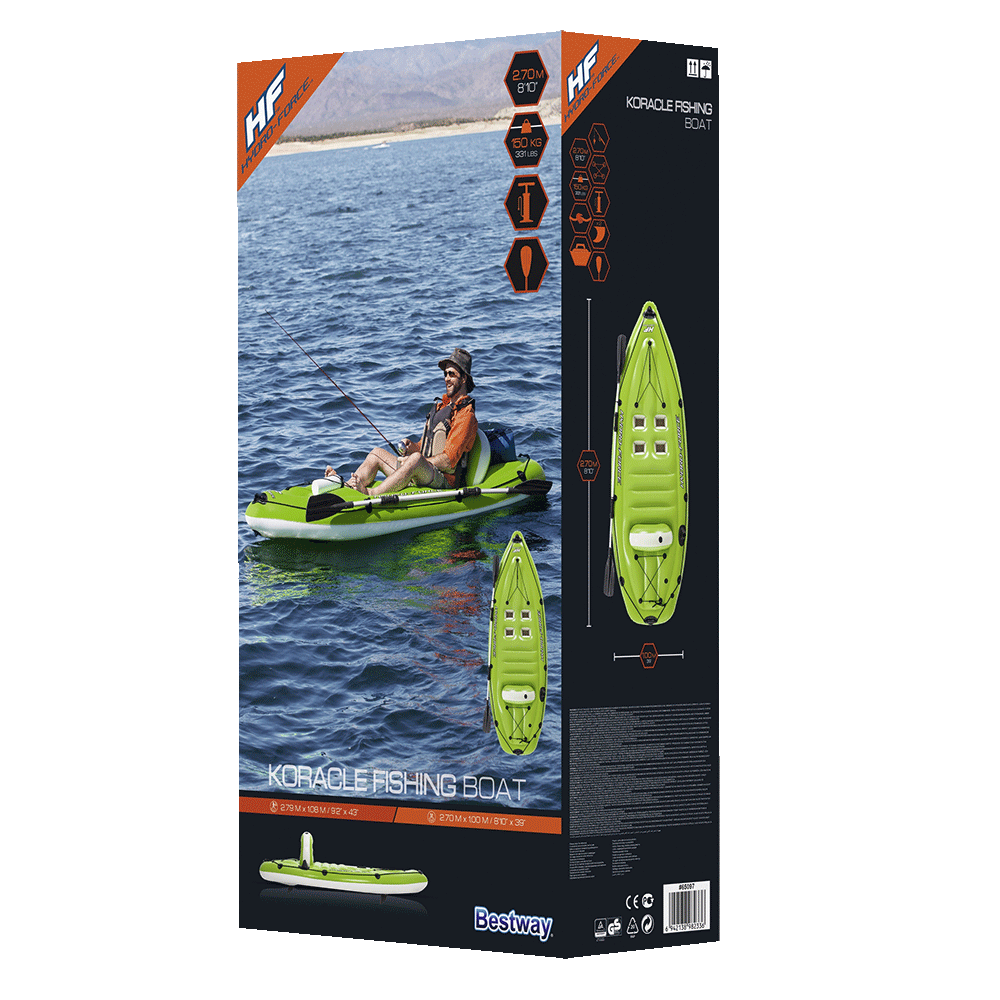 Hydro Force koracle fishing