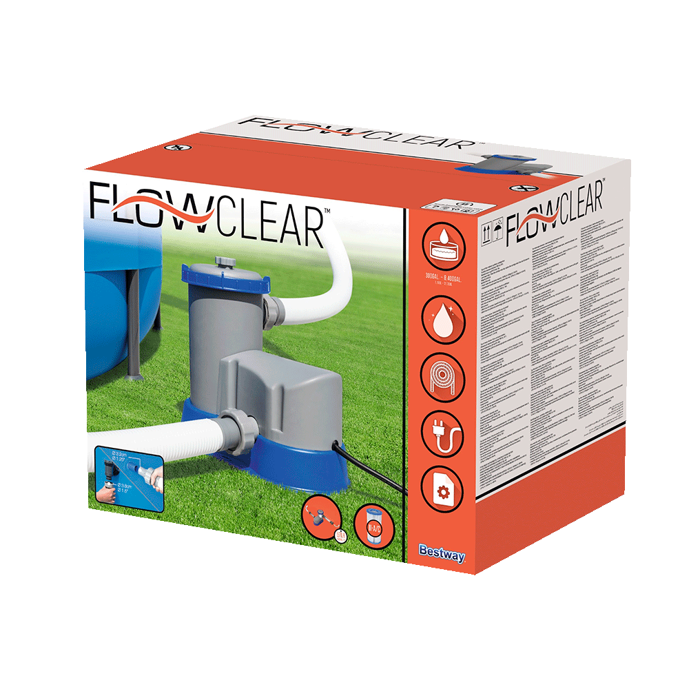 Cartridge filterpomp 5.678 liter/uur