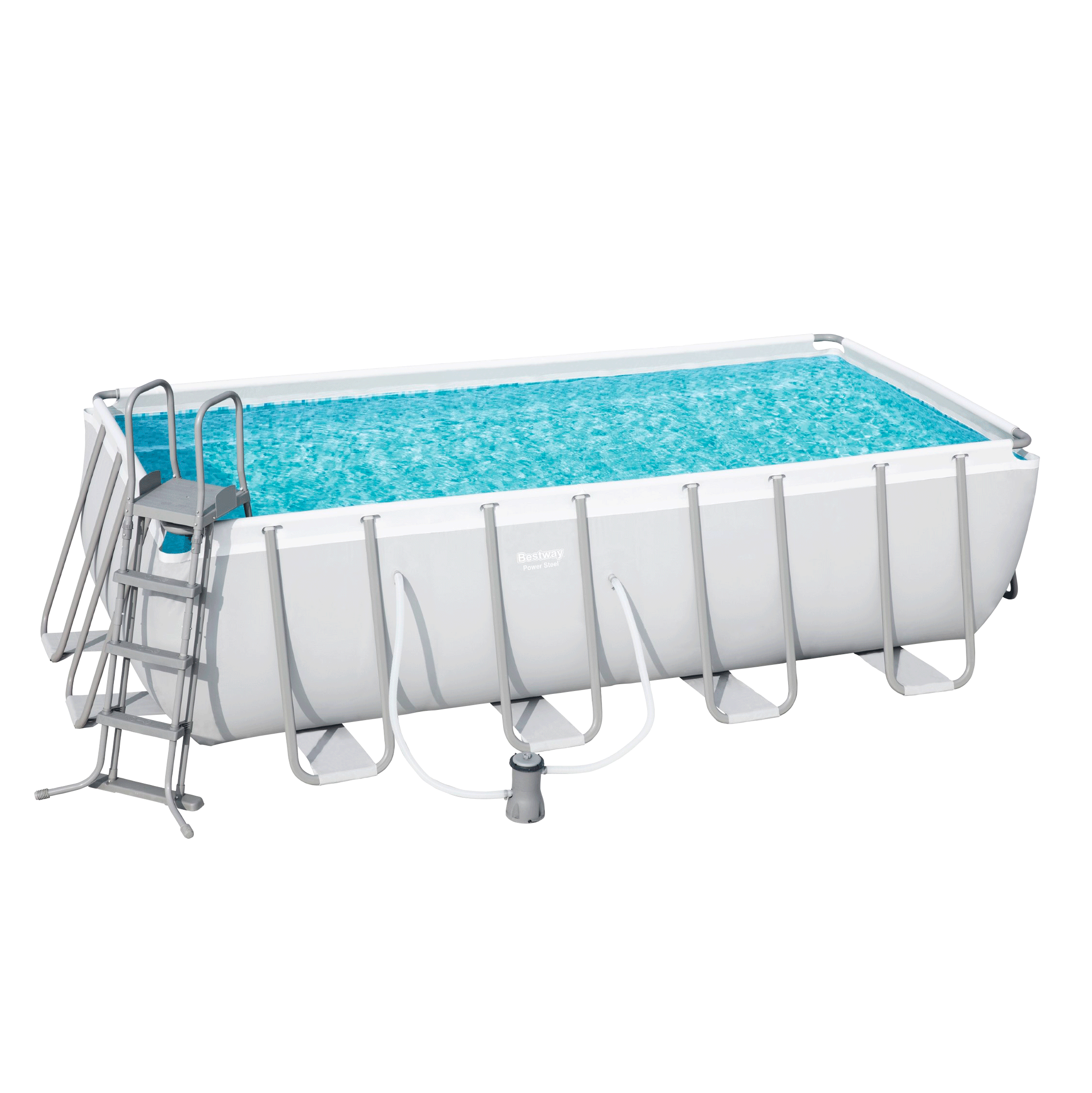 Power Steel frame zwembad 488x244x122 cm (set)