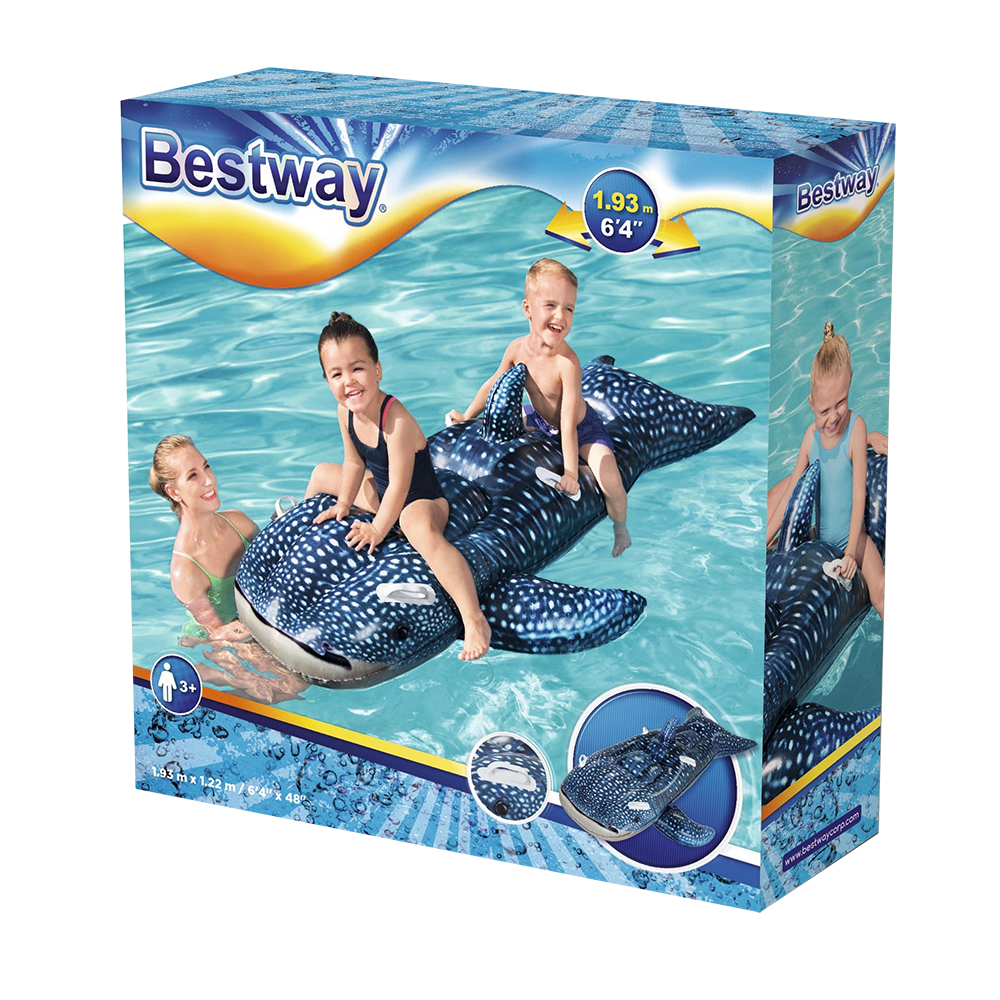 Wonderlijke walvis ride-on 193 cm