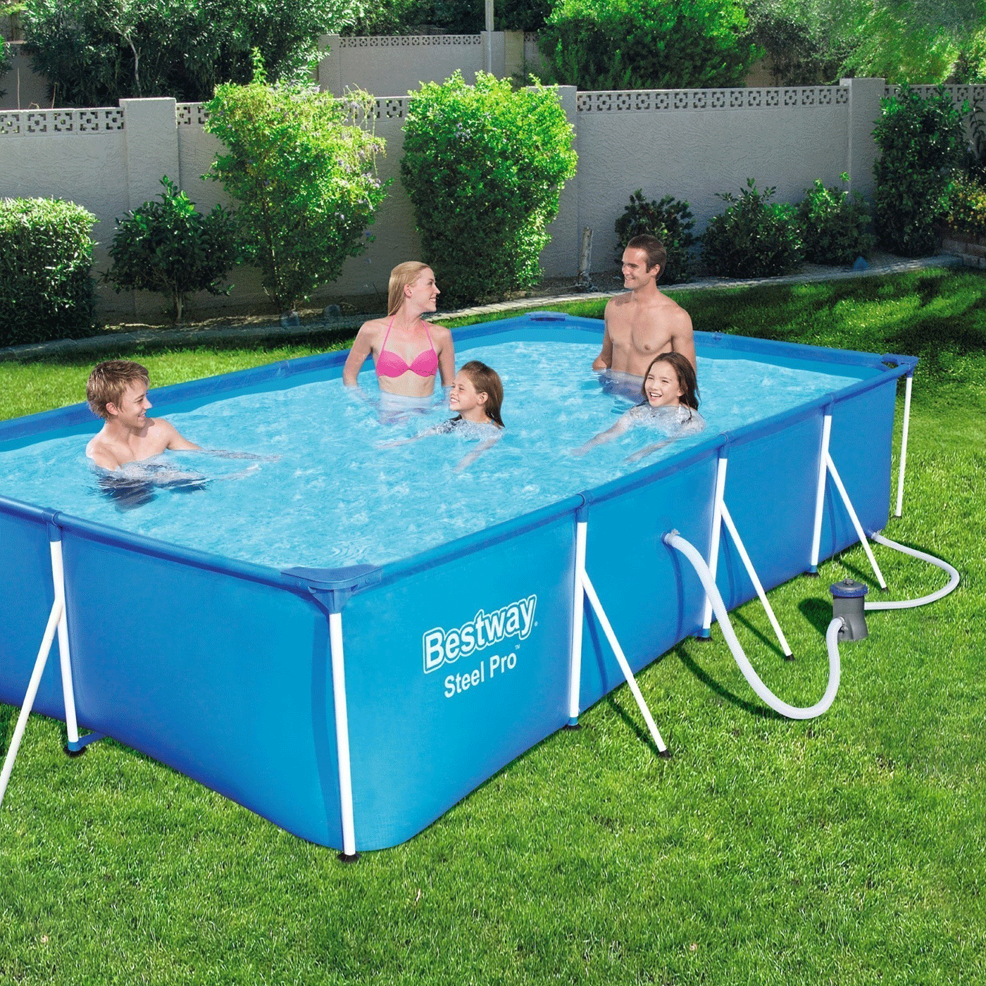 Steel Pro zwembad 400x211x81 cm (set)
