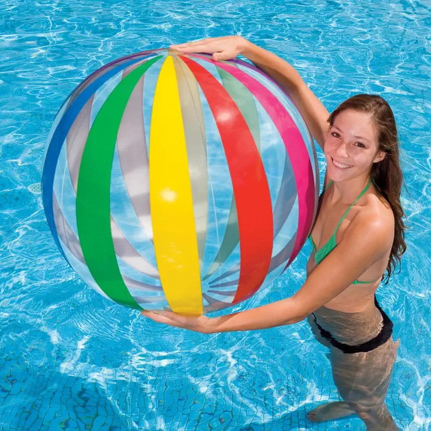 Mega Strandbal Stribes 107cm