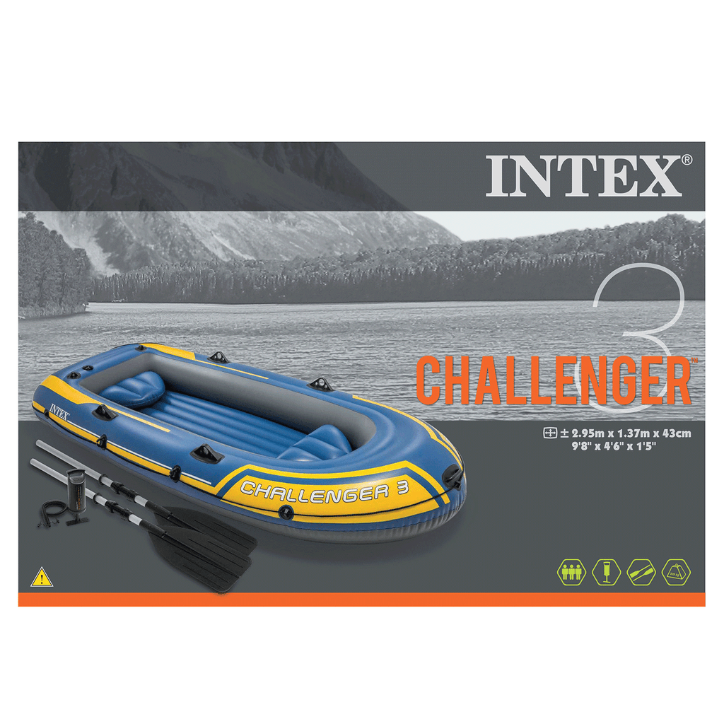 Opblaasboot Challenger 3 (set)