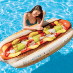 Opblaas luchtbed Hotdog 180 cm