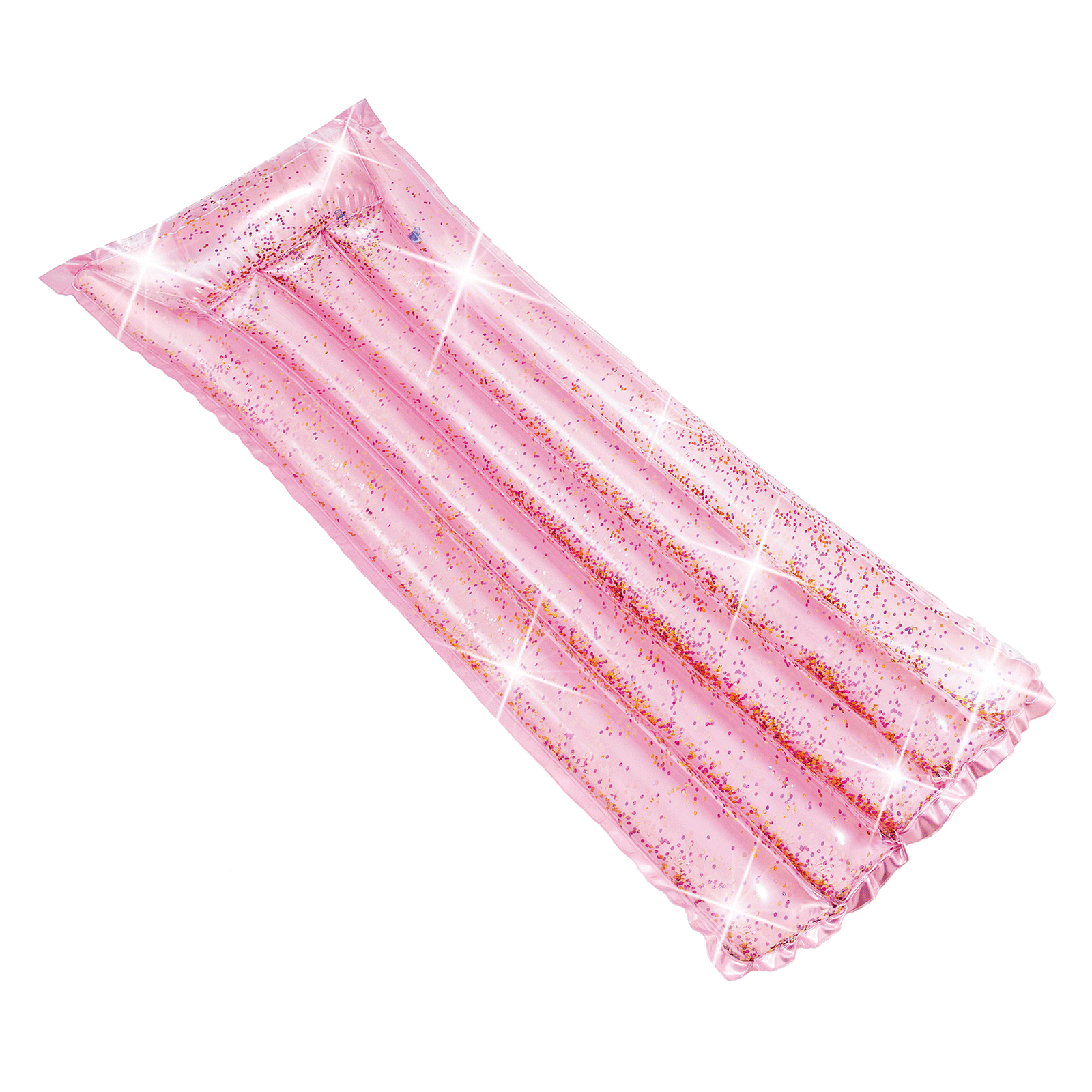 Luchtbed glitter roze 170 cm
