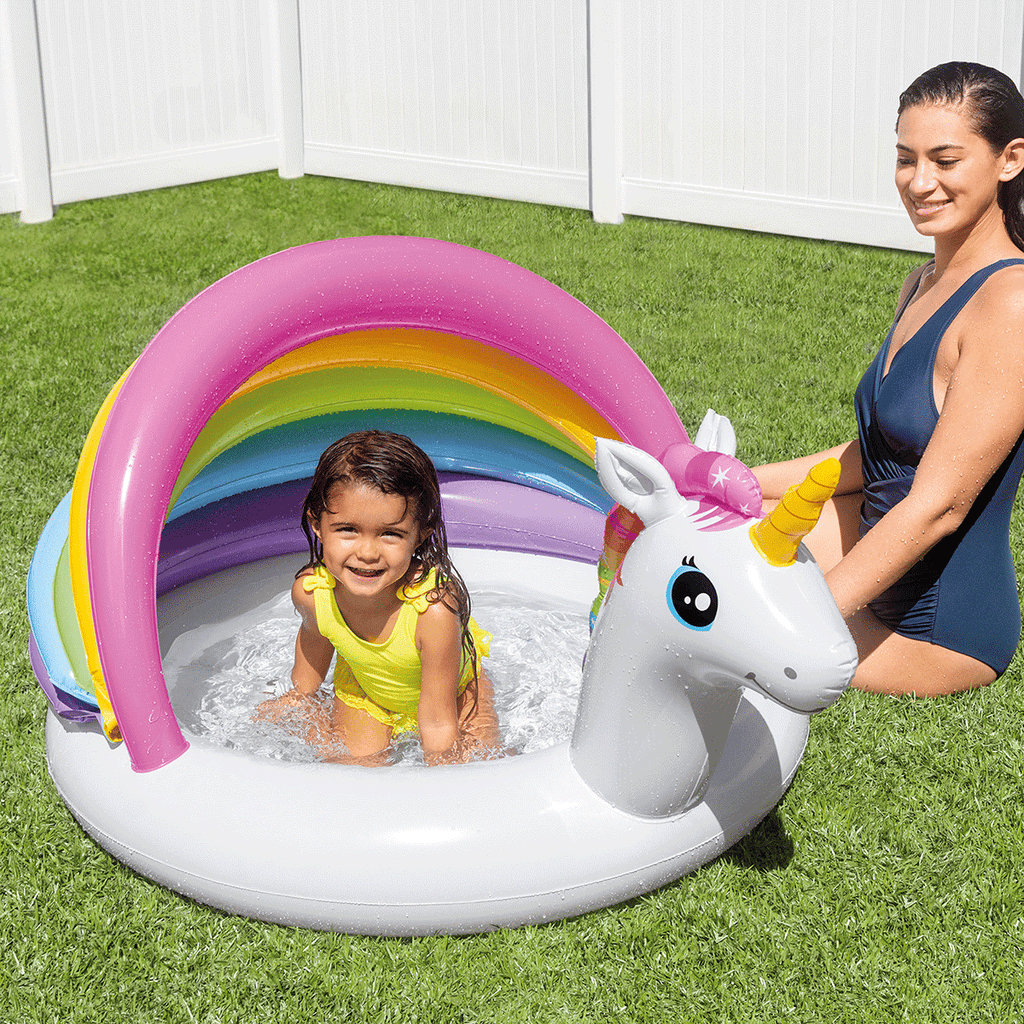 Baby zwembad unicorn 127x69 cm