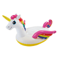 Opblaas Unicorn ride-on