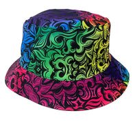 Bucket hat rainbows