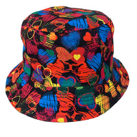 Bucket hat rainbows