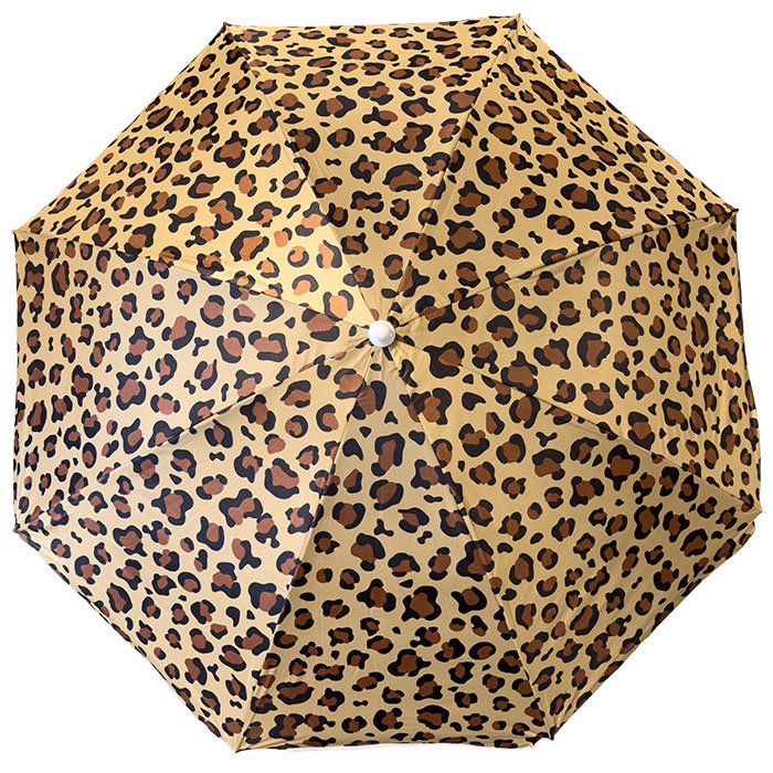 Strandparasol luipaard print 180 cm