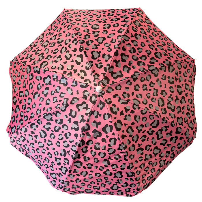 Strandparasol luipaard print 180 cm