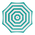 Parasol green stripes 180 cm