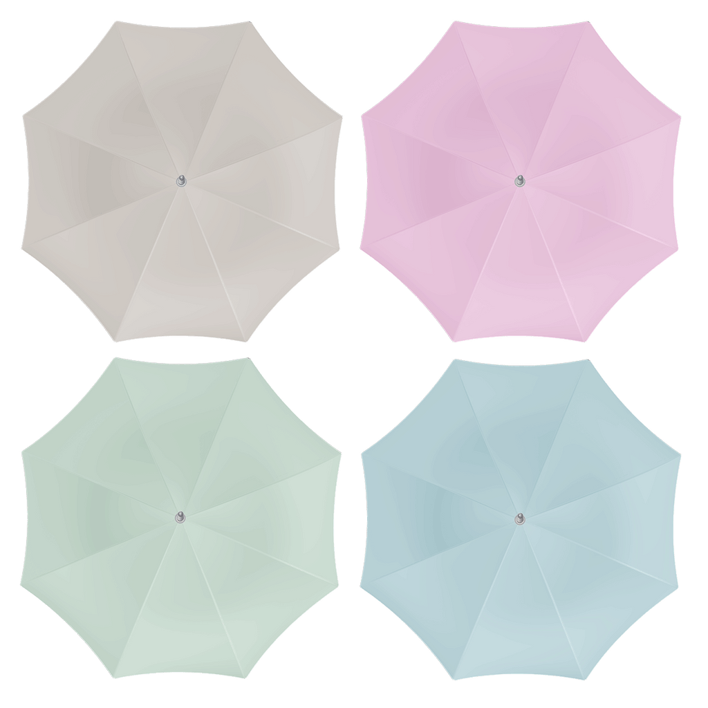 Strandparasol pastel polyester