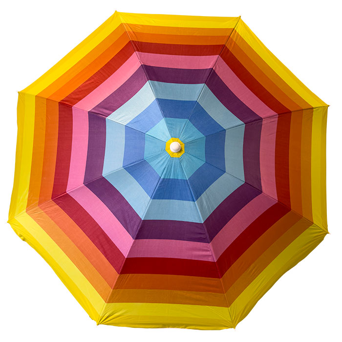 Strandparasol rainbow 200 cm