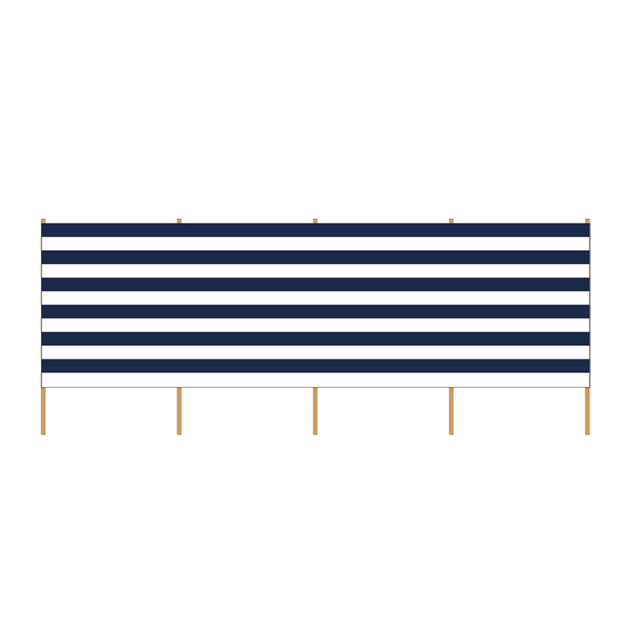 Strand Windscherm 4.65 meter