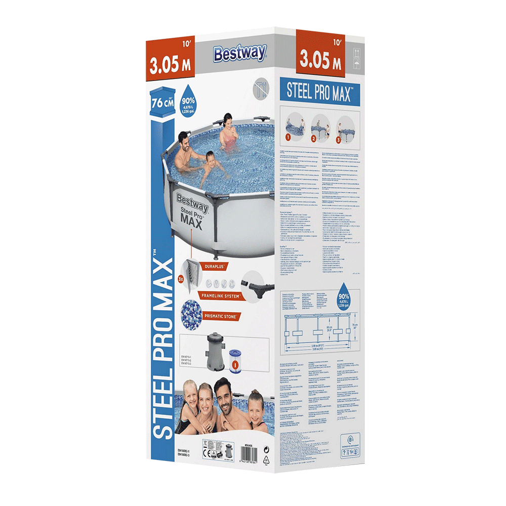 Steel Pro Max zwembad 305x76 cm (set)