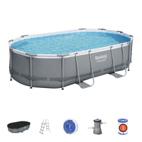 Power Steel frame zwembad 488x305x107 cm (set)