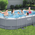Power Steel zwembad 488x305x107 cm (set)
