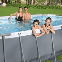 Power Steel zwembad 488x305x107 cm (set)