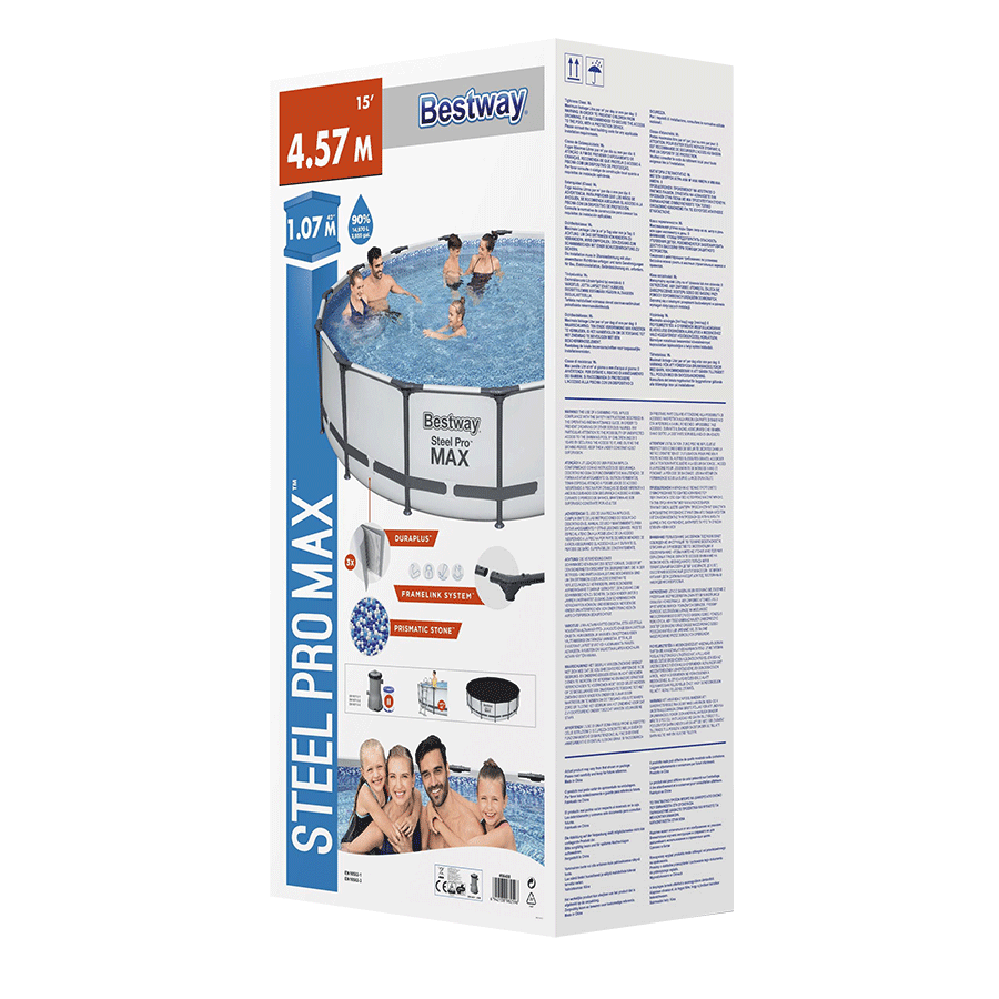 Steel Pro Max zwembad 457x107 cm (set)