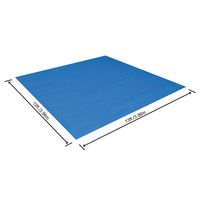 Zwembad grondzeil 396x396 cm
