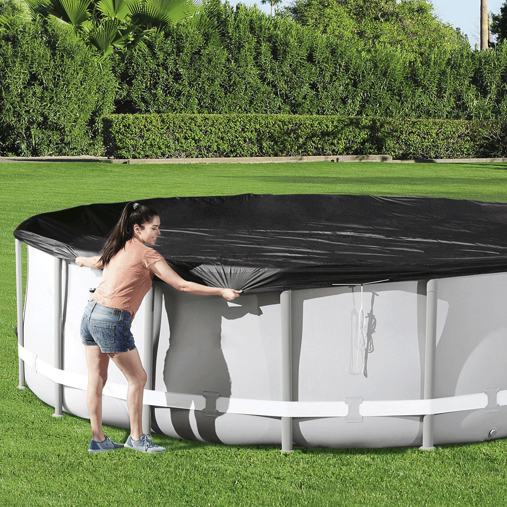 Zwembad afdekzeil 488 cm