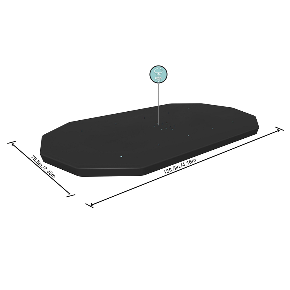 Zwembad afdekzeil 427x250 cm