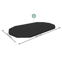 Zwembad afdekzeil 427x250 cm