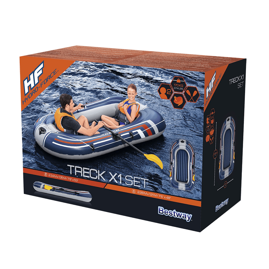 Treck X1 opblaasboot (set)