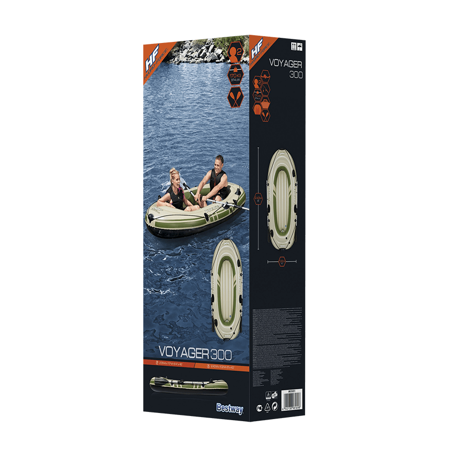 Voyager 300 opblaasboot (set)