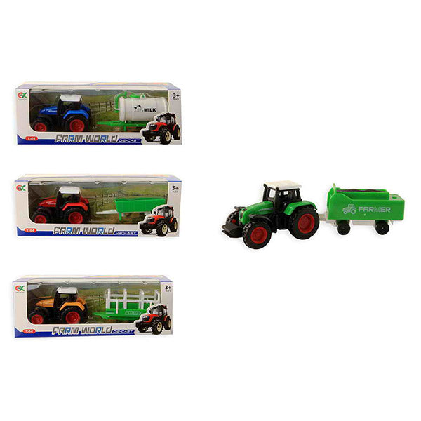 Speelgoed tractor met aanhanger