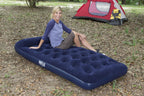 Camping luchtbed met voetpomp 188x99x28 cm