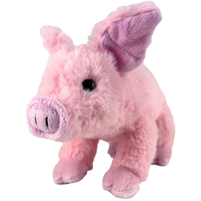 Knuffel varken 12 cm