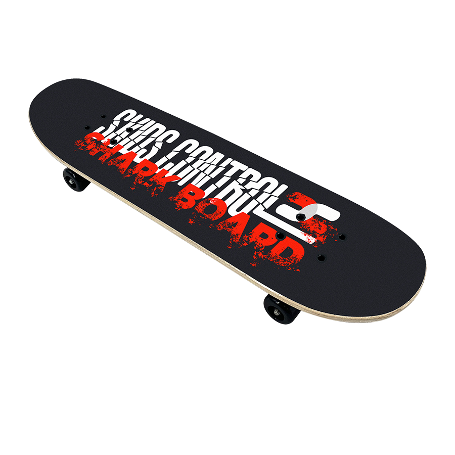 Skateboard shark skids control