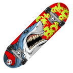 Skateboard shark skids control