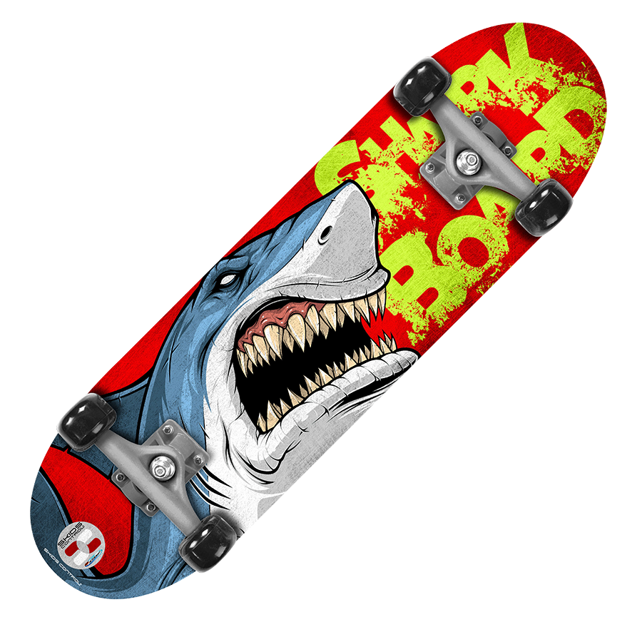 Skateboard shark skids control