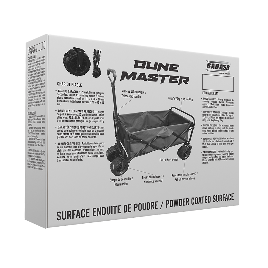 Opvouwbare bolderkar Dune Master