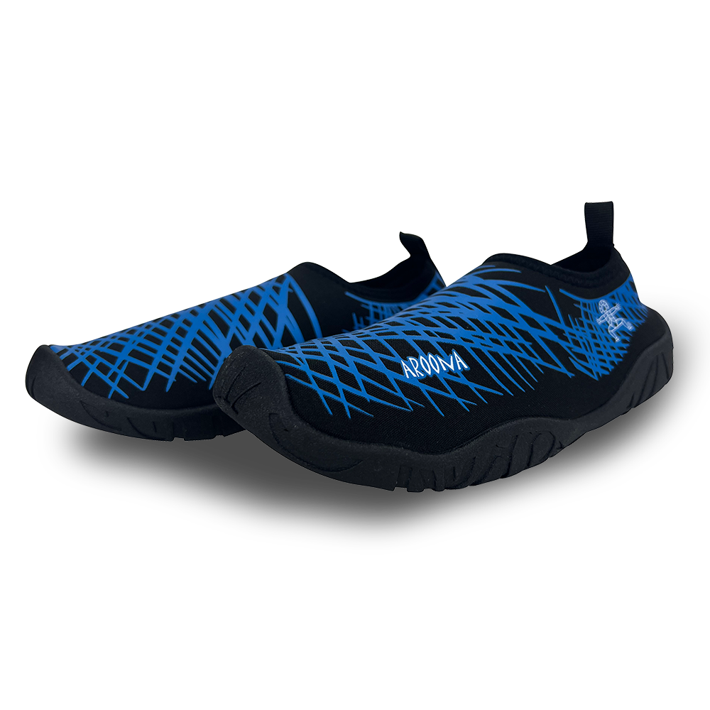 Waterschoenen kind zwart blauw