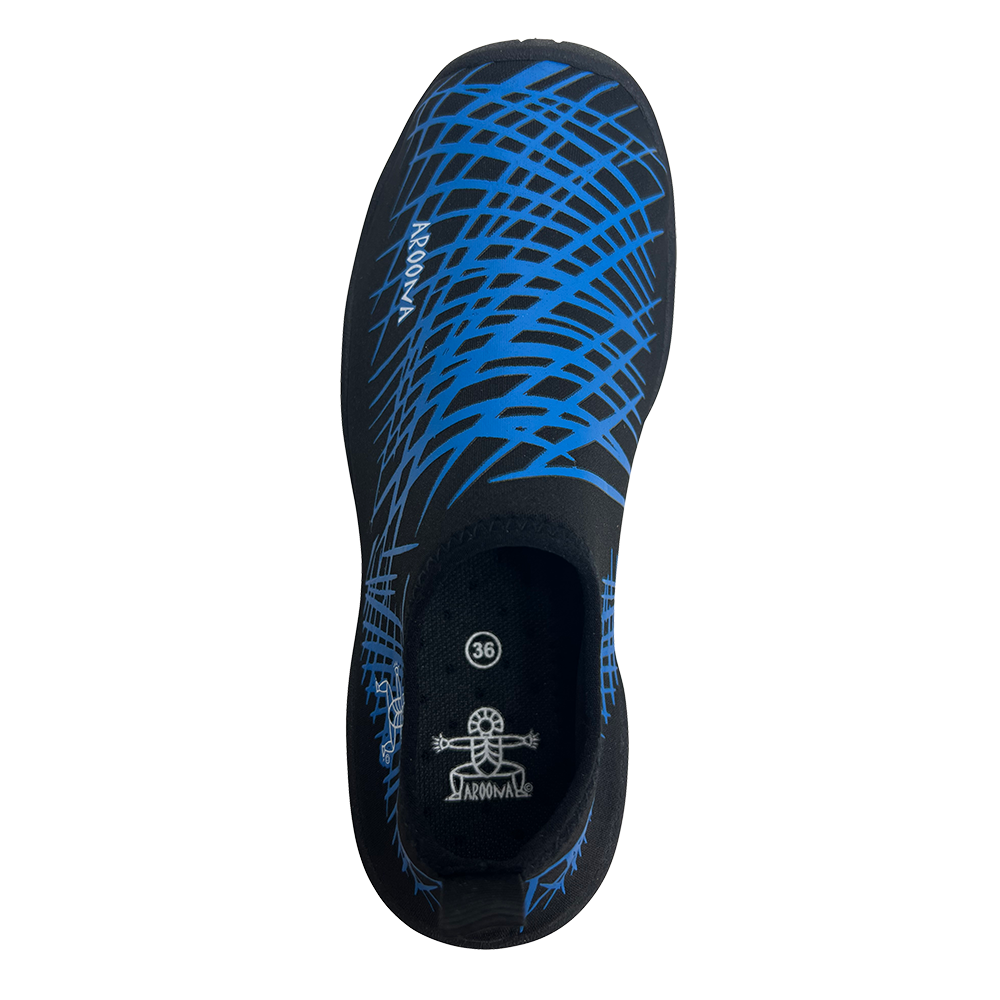 Waterschoenen kind zwart blauw