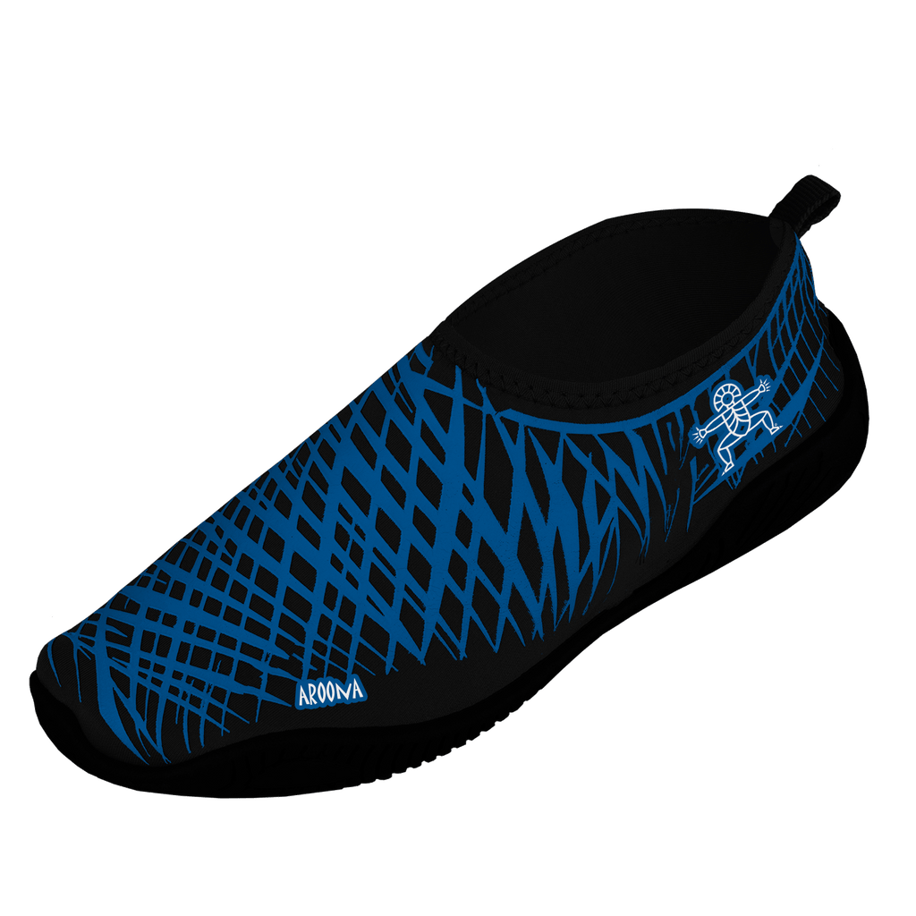Waterschoenen kind zwart blauw