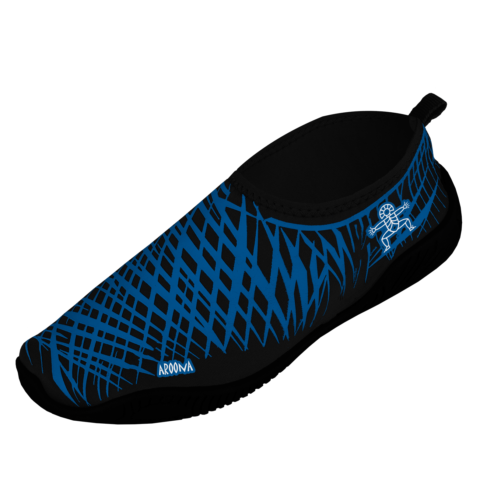 Waterschoenen kind zwart blauw