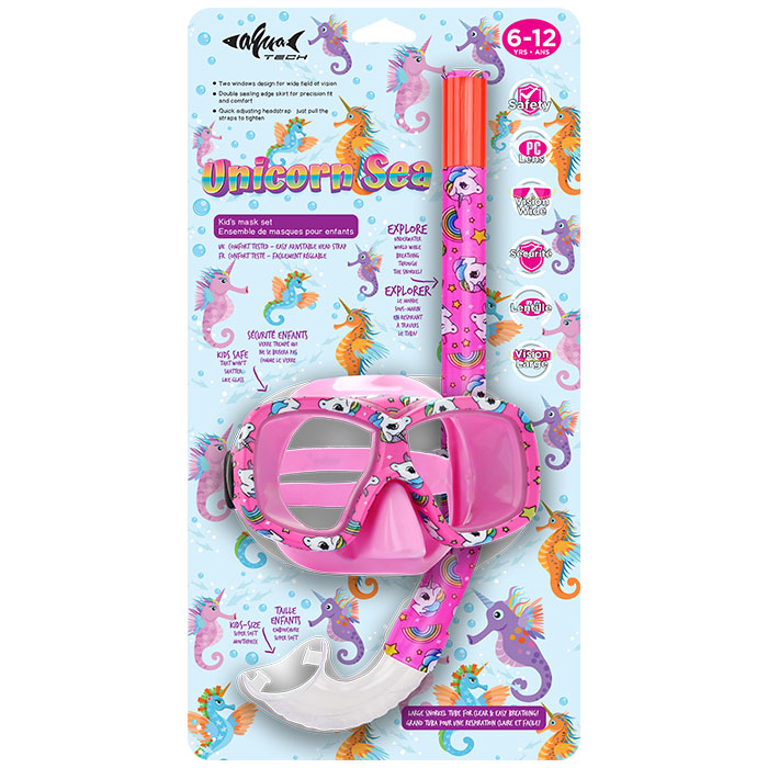 Snorkelset unicorn